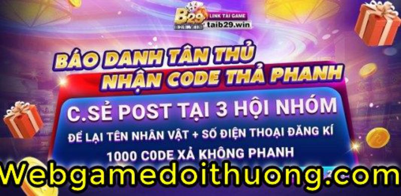 cách lấy code B29