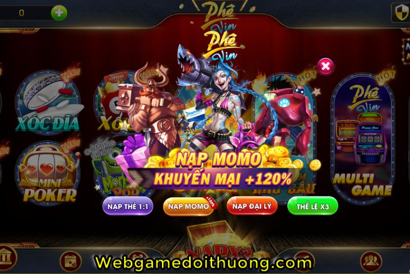 nạp code phevin