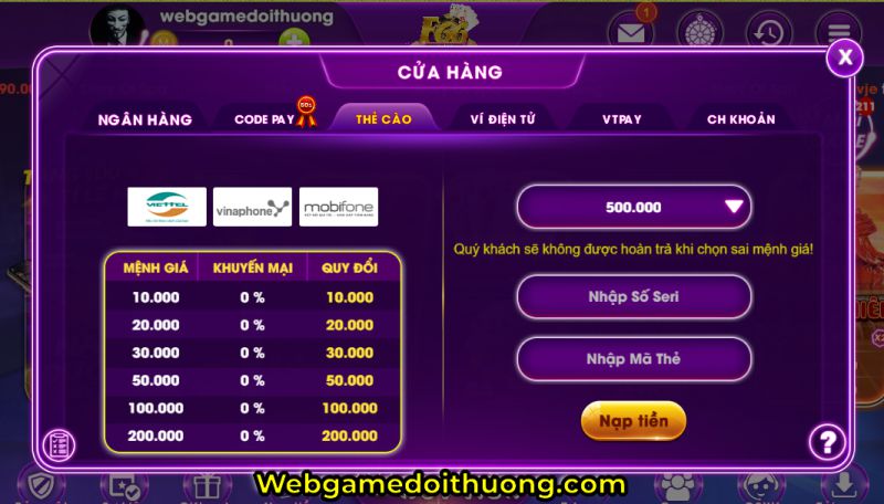 nạp F66 Club