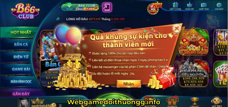 giftcode b66club